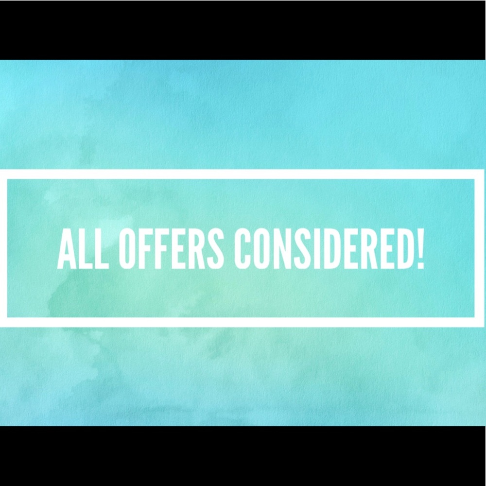 We consider all offers.